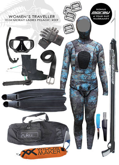 Womens Travellers Package | Pelagic Camo